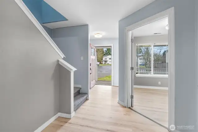 Entry from inside perspective.