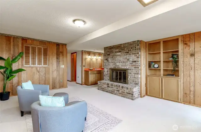 Built in Shelving Downstaris