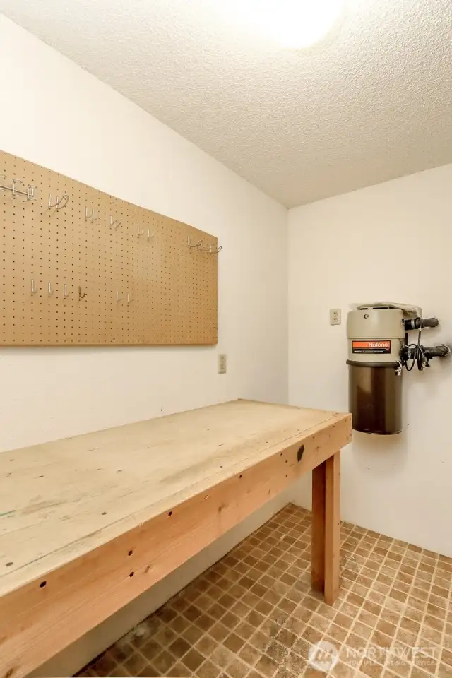 Workbench in Garage, Separate Room