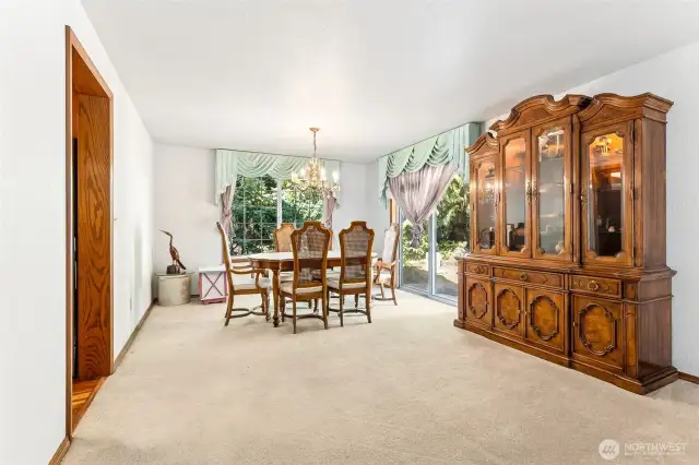 View of Dining Room from Living Room