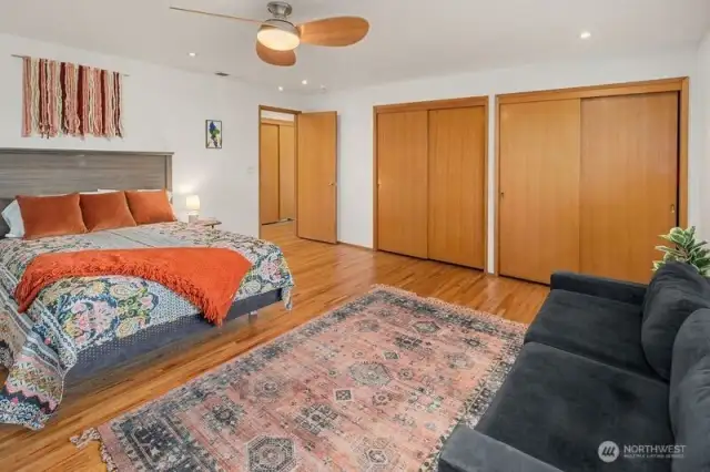 Super large double closets