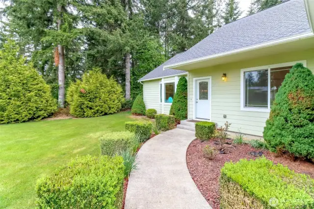 Sidewalks give such curb appeal.