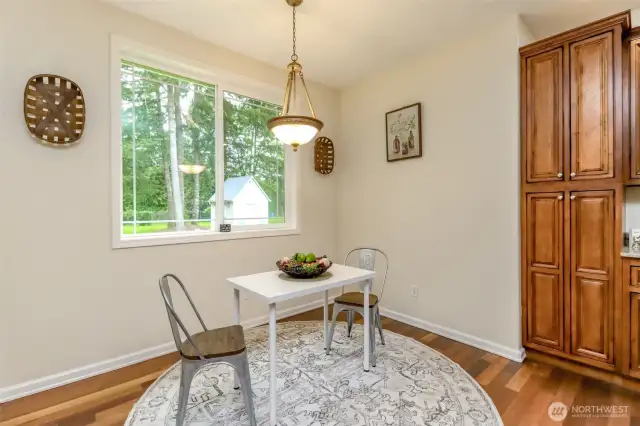Dining space.