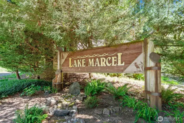 Lake Marcel- Private lake community with 33 acres of water - bring your water toys and come experience this community!