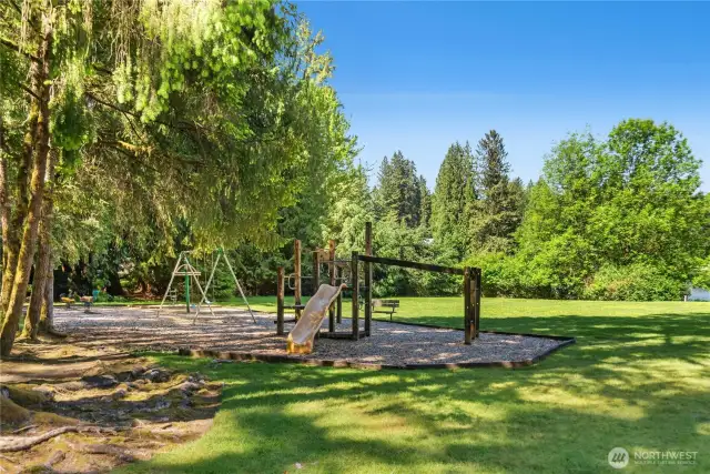 Playset at community beach.