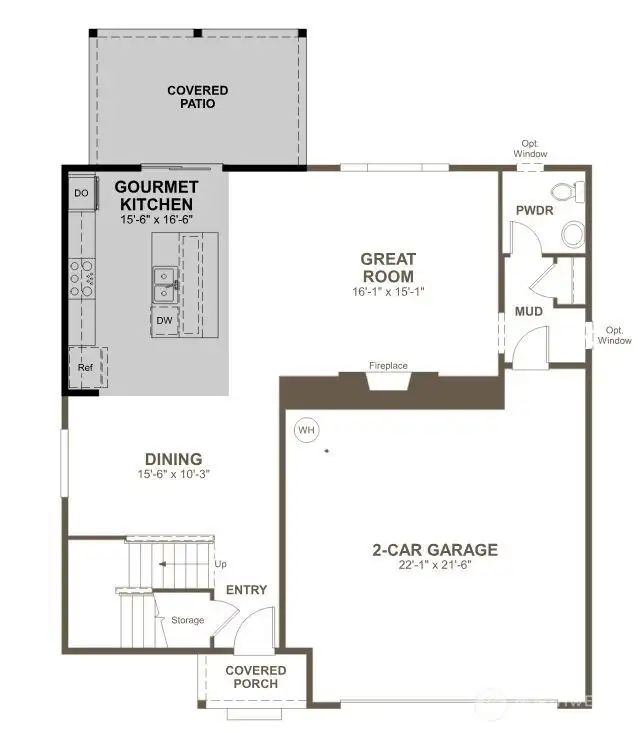 Dimensions are approximate
