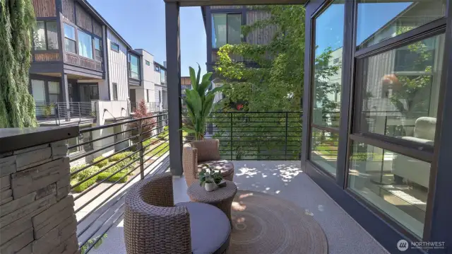 Covered Front Deck