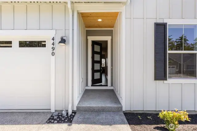 Single floor living - this is the one step into 4490 Albatross