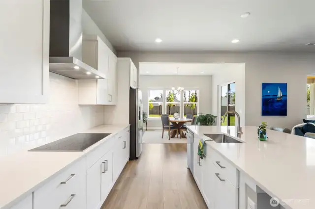 Beautiful sunroom off the kitchen
