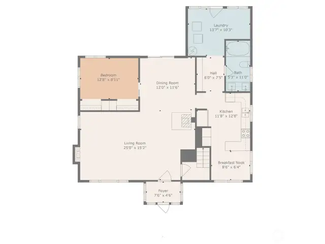 1st Floor floor plan.