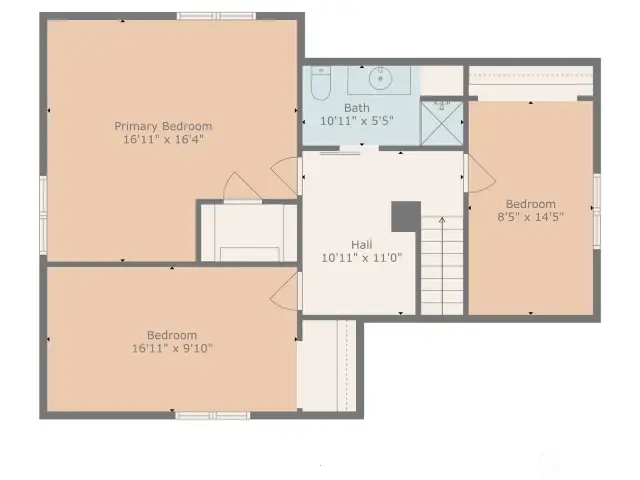 2nd Floor floor plan.
