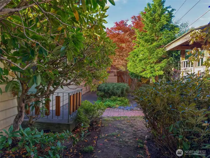 Another view of the Courtyard.  Front Gate on right.