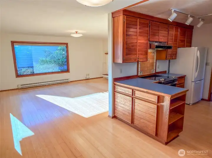 Looking from the Dining Area towards the Living Room.