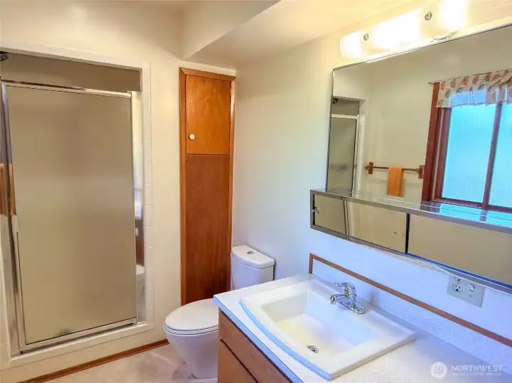 Primary Bath with Shower.