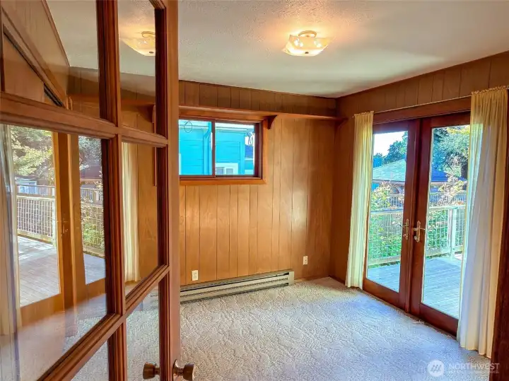 Guest Bedroom #2 opens onto the Deck.