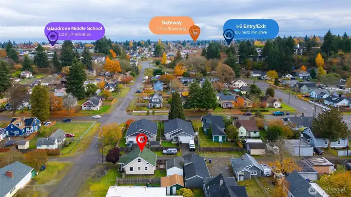 Icons have been added to show proximity