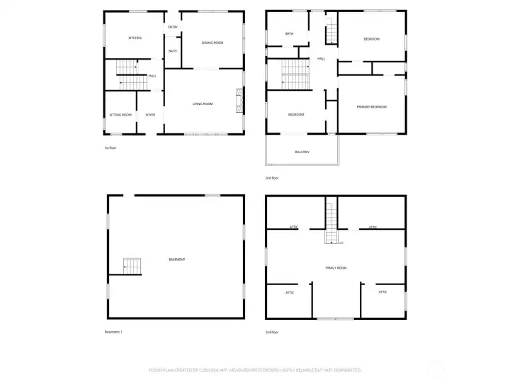 Floor plans make it easier to remember the spaces.