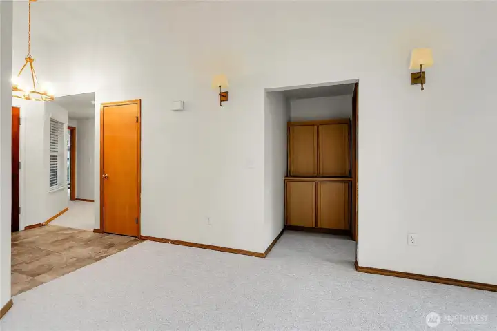 Living room off entry