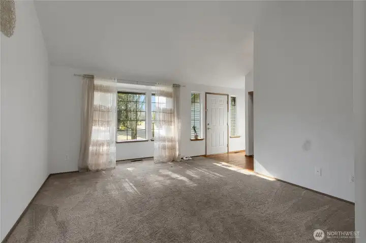 Entry and living room