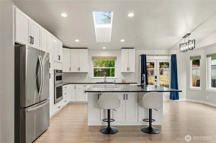 View from Living Room to Kitchen