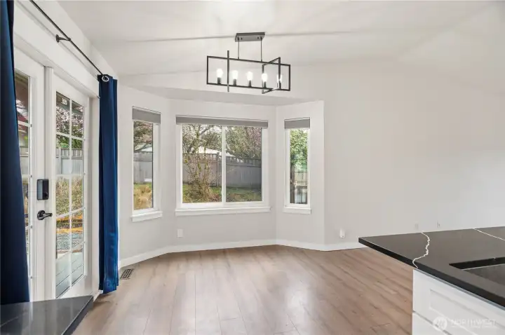 View from Kitchen to Living Room