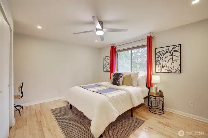 Bedroom #2.  All of the bedrooms in this home are quite large.