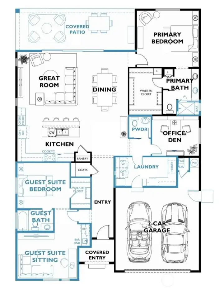 floorplan of home
