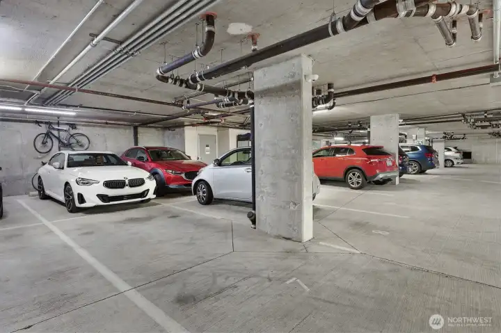 Two car tandem parking