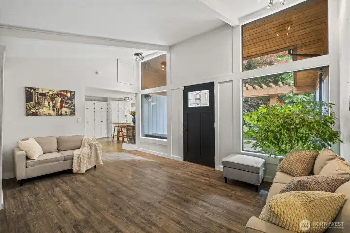 Main living entry