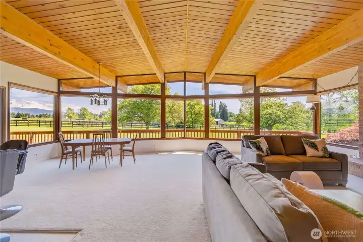 Serene, spacious and lodge-like, with architecture designed to maximize the scenic mountain view!