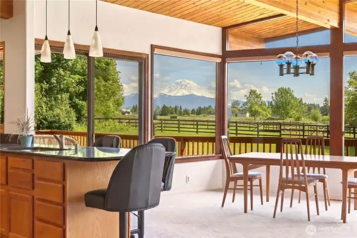 Mountain and pasture views!