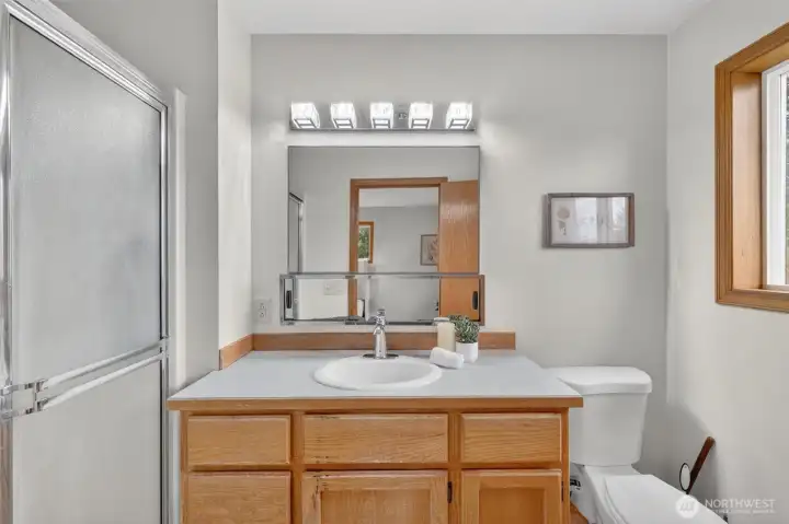 Primary bathroom Primary bathroom