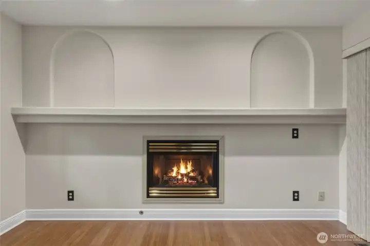 Cozy Gas Fireplace