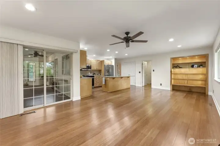Great Room, Kitchen & Informal Dining Room