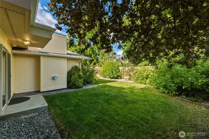 Fully-Fenced Backyard with Low-Maintenance Landscaping, Garage Access & Side Gates