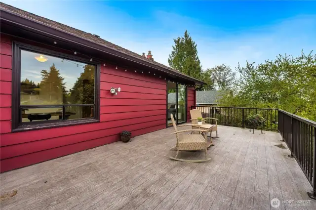 Enjoy The Sunrise from the large private deck.