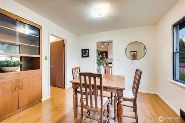 Very cool retro built-ins are a classic.