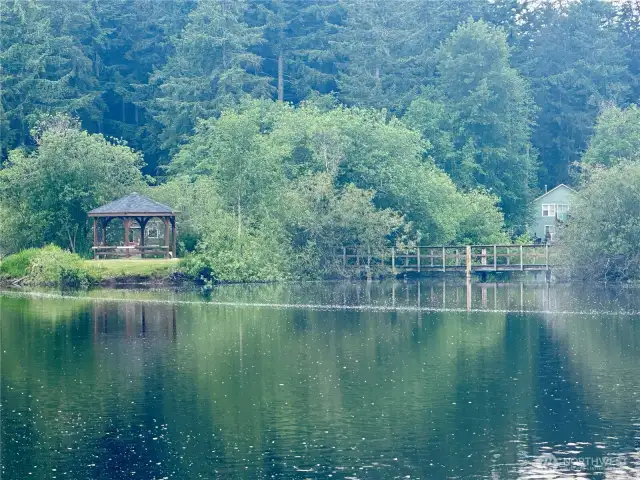 Gazebo, Trails, Lake