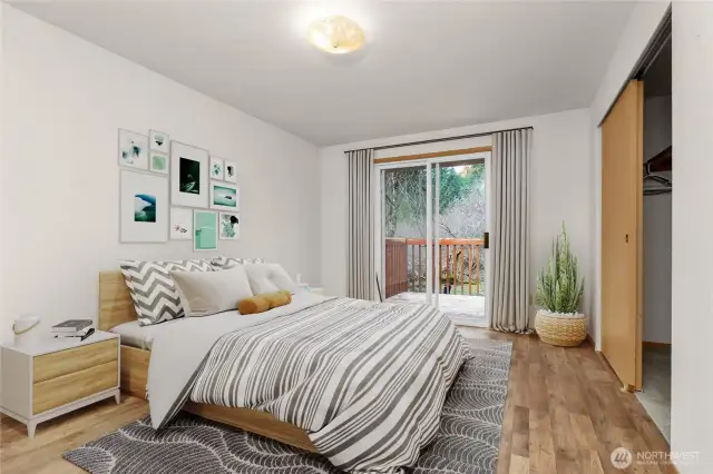 Primary Bedroom w/Private Balcony