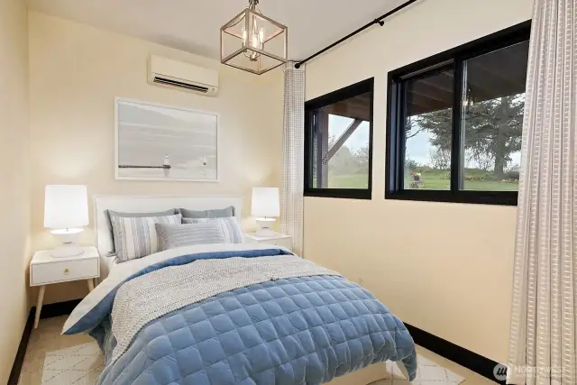 Mother-in-law bedroom. A waterfront view from here.