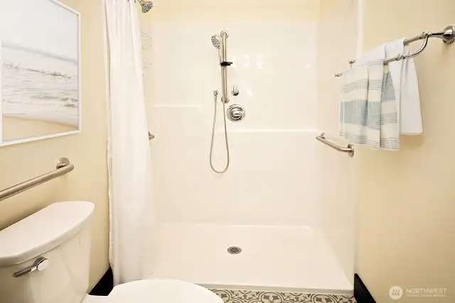 Mother-in-law 3/4 bath.