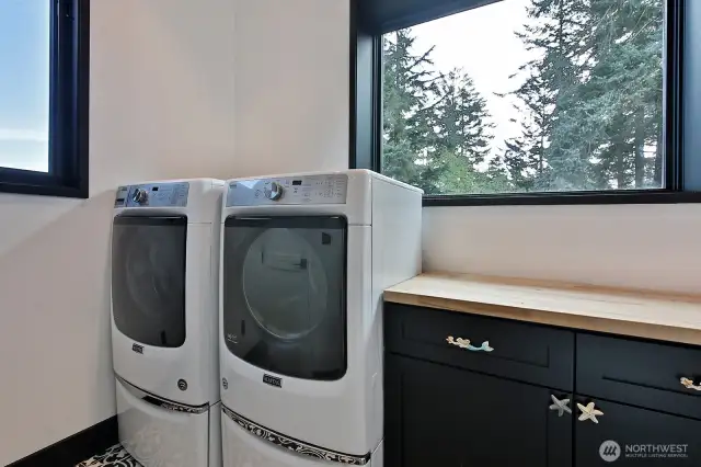 Utility room. Lots of natural light.