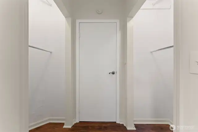 Primary Bedroom Closets