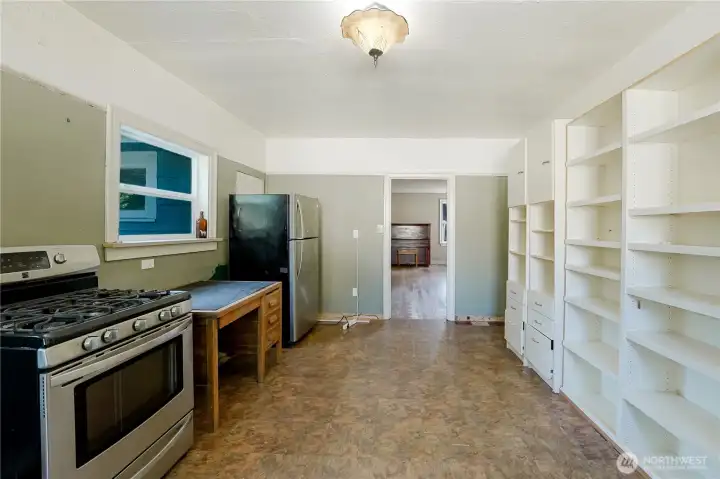 Kitchen view from sink area