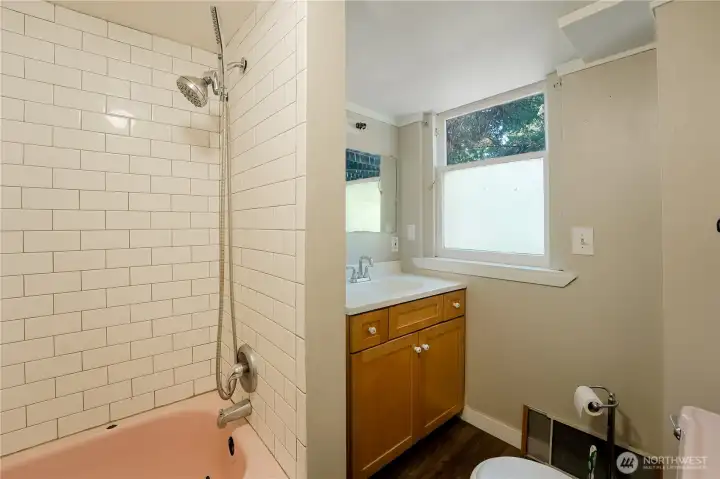 Lower level full bath
