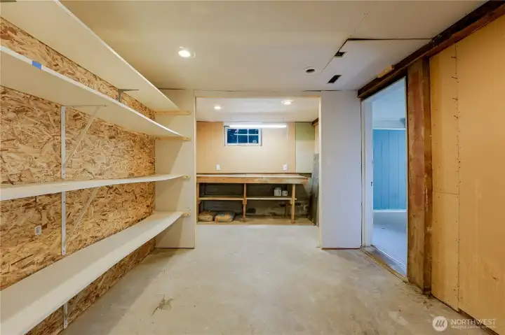 Lots of extra storage space