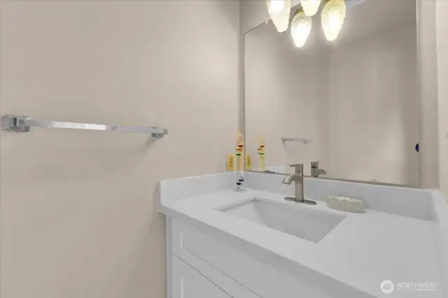 Powder room on main floor