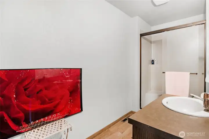 Bathroom in daylight basement