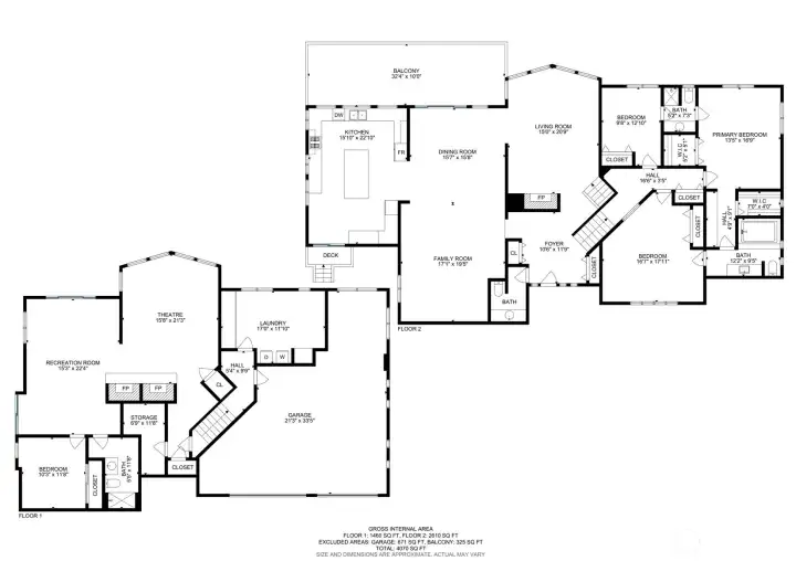 Floorplan of main house