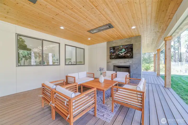 Heated Covered Patio